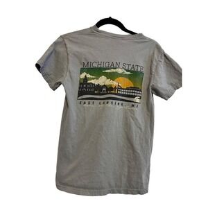 Michigan State University Spartans gray t-shirt S‎